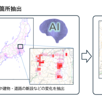 電子国土基本図に衛星画像を提供