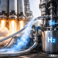 宇宙の現場で生まれた水素を循環
